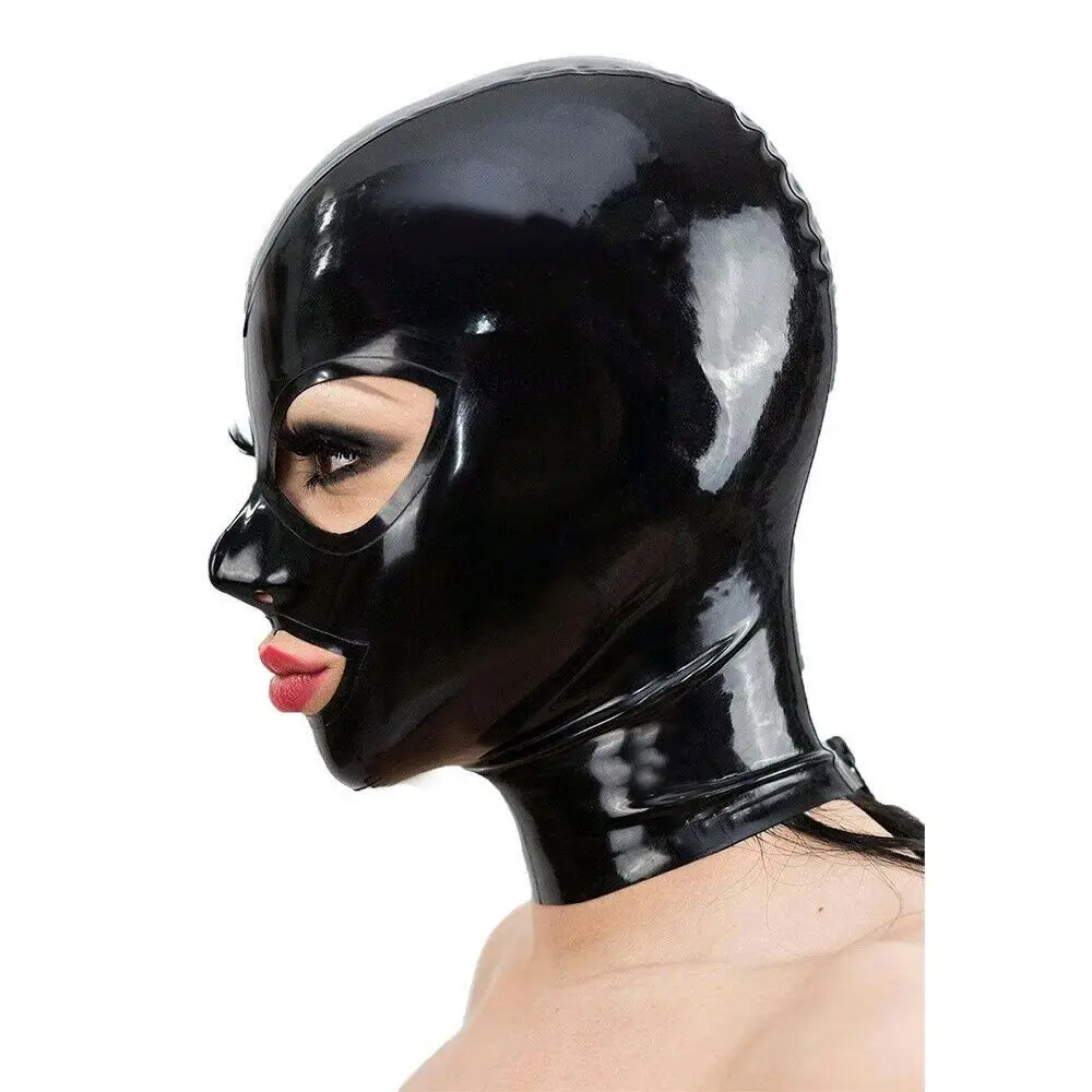 Gummi New Latex 100% Rubber Catsuit Purple Jumpsuit With White Trim Size XS-XXL 0.4mm