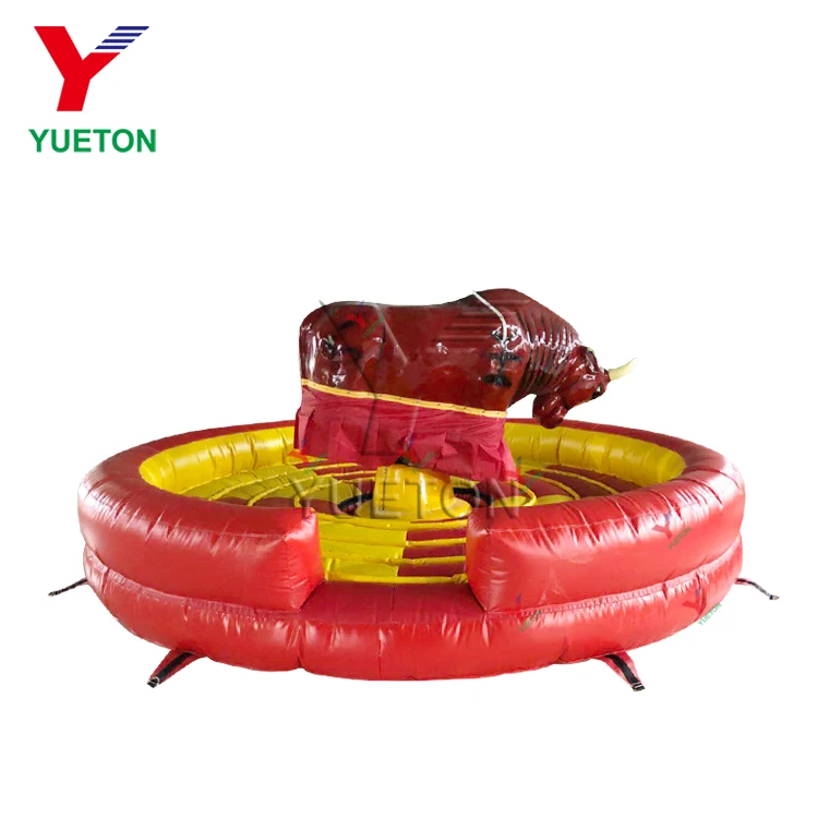 Высококачественная машинная Механическая игра для верховой езды с надувным ковриком для продажи