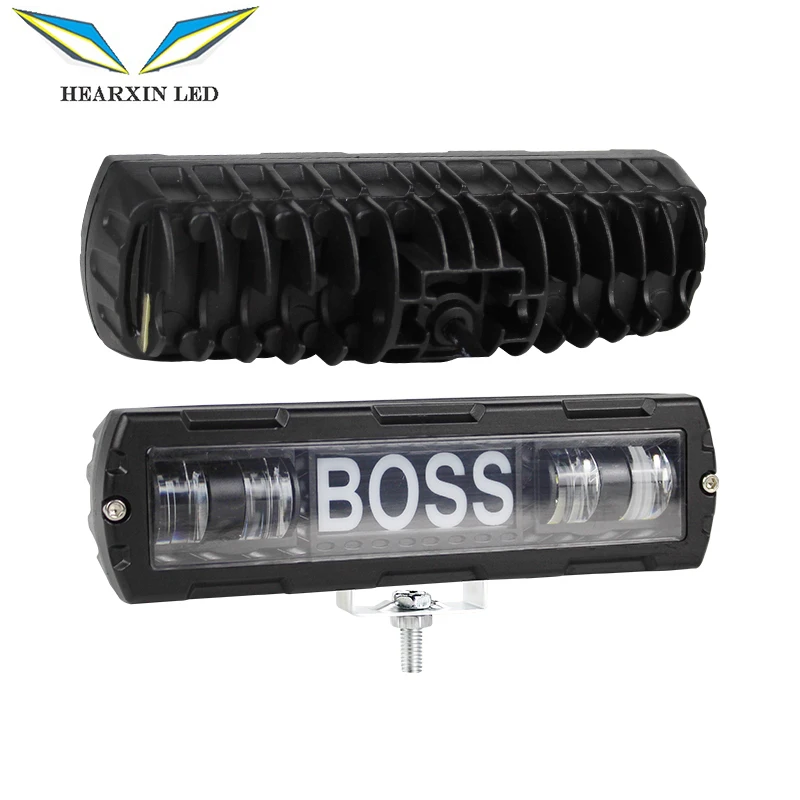 Hearxin Motorcycle Light Bar 6 Inch LED Bar Auto Car Light Accessories DRL Headlights Truck SUV Vehicle Auxiliary Work Light