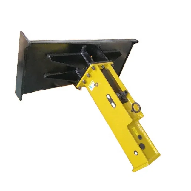 optional loader attachment crawler wheel skid steer loader with mulcher rock saw sweeper snow blower auger break hammer