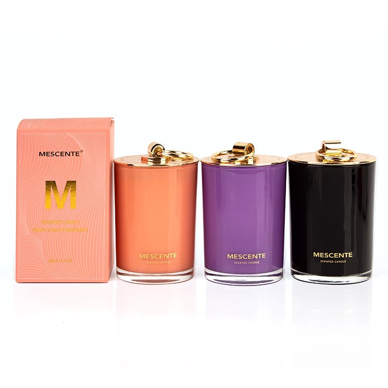 Mescente Unique  Wholesale Candles Scent Scented Candle Jar Oil Fragrance Luxury With Box Packing