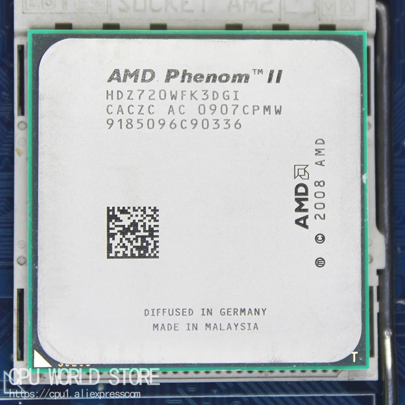 AMD Phenom II X3 720 Triple-Core CPU Processor 2.8Ghz/ 6M /95W / 2000GHz Socket am3 am2+938 pin