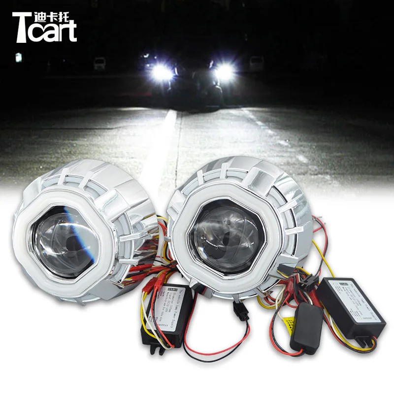  3 0 'Автомобильная фара HID Биксеноновая линза проектора левая передача вождения стандарта США подходит для обновления фар H1