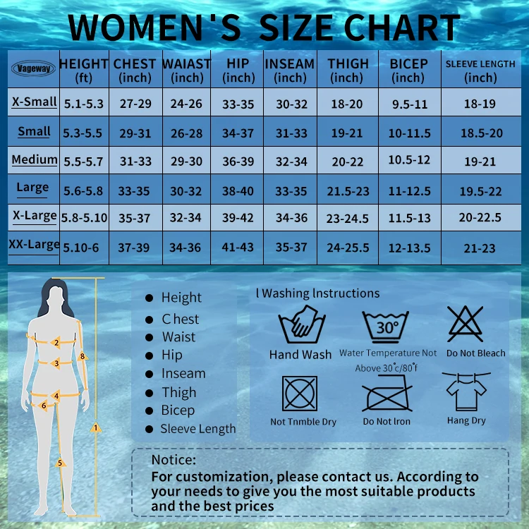 Women Wetsuit Short Front Zip Wet Suit Compression Thermal Swimwear for Surfing Snorkeling Scuba Diving