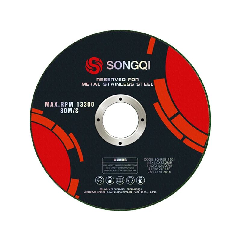 SONGQI cutting wheel cut-off wheel cutting disc for metal/stainless steel/inox
