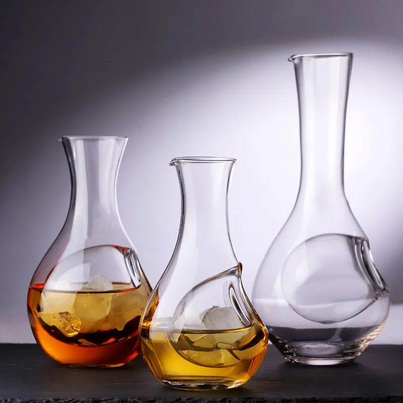 Thumb concave ice wine sake glass decanter personalized wine decanter creative wine decanter