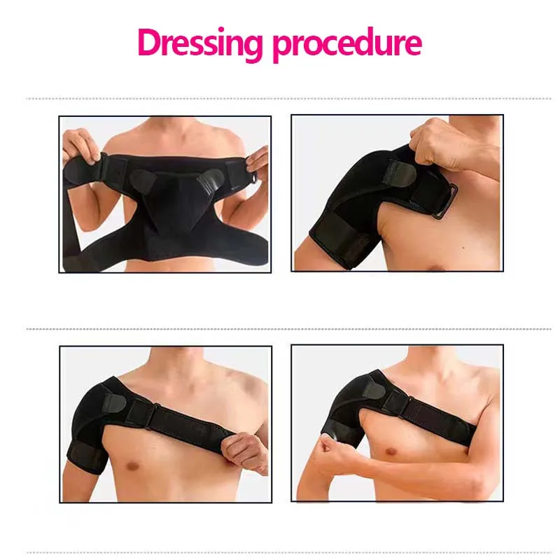 Neoprene Orthopedic Shoulder Support Brace Adjustable Fitness Shoulder Protector Safety Belt Shoulder Protect