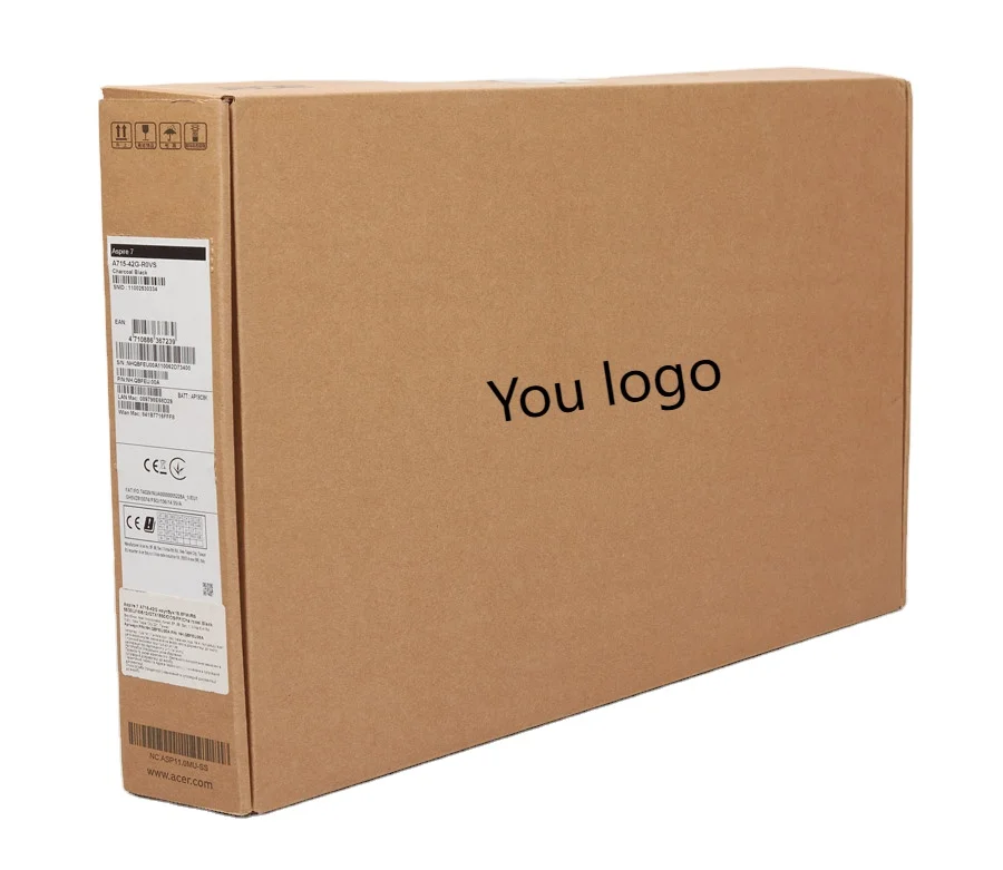 custom luxury open corrugated   laptop packing box laptop safe boxes cardboard