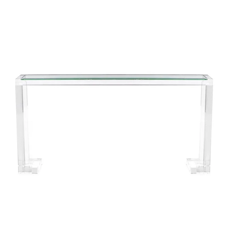 Chinese Modern Simple Style Furniture Table Acrylic Console Table Lucite Hallway Desk
