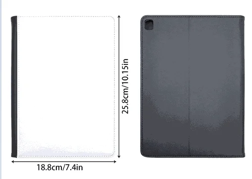 Custom Sublimation Blank Printing Leather Protective Smart tablet Cover Case  for ipad pro air 3