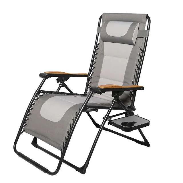 Высококачественное негабаритное кресло для отдыха у бассейна с легкой рекламной черной серой современной тканью использования в гостиницах и гостиной