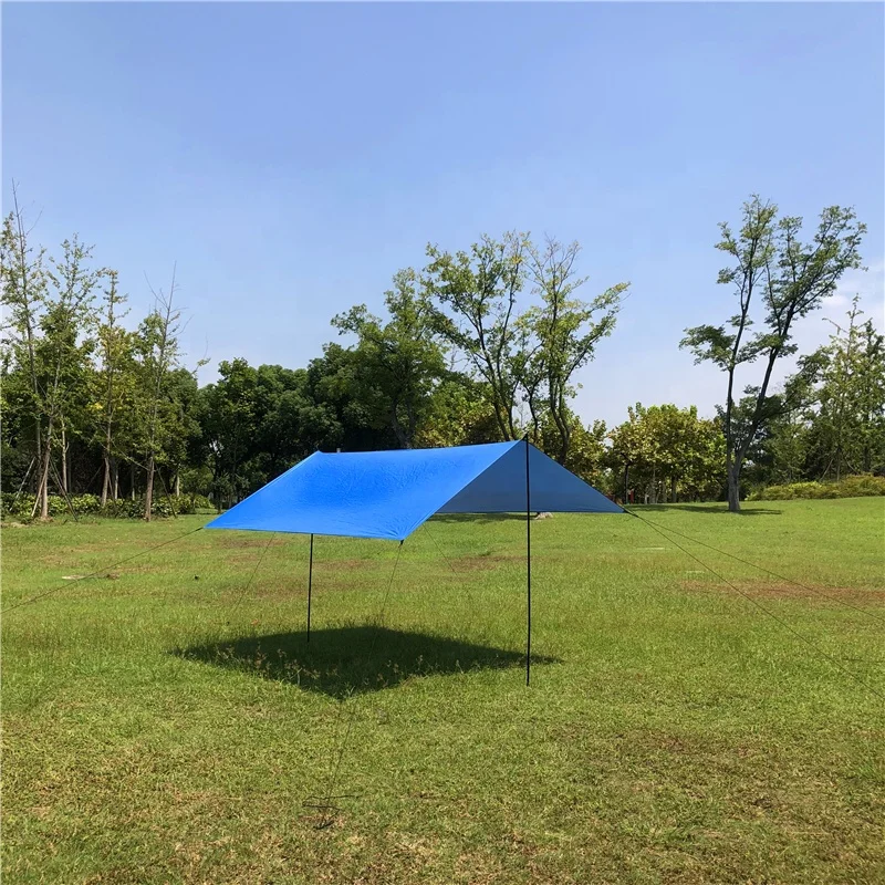 Mountain cattle Hot Selling 3X5M Waterproof Tent Hiking Waterproof Camping Tarp 190 T lightweight Sun Shelter