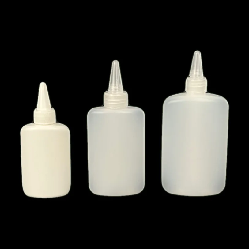 Custom 60ml 100ml 150ml pigment bottle emulsion bottle plastic glue dropper bottle