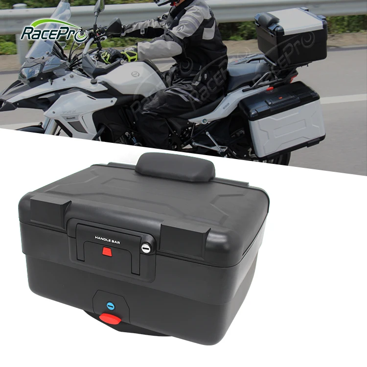 Universal Tour Trunk Motorcycle Tour Trunk Universal Detachable Motorcycle Top Case Tour Trunk With Light