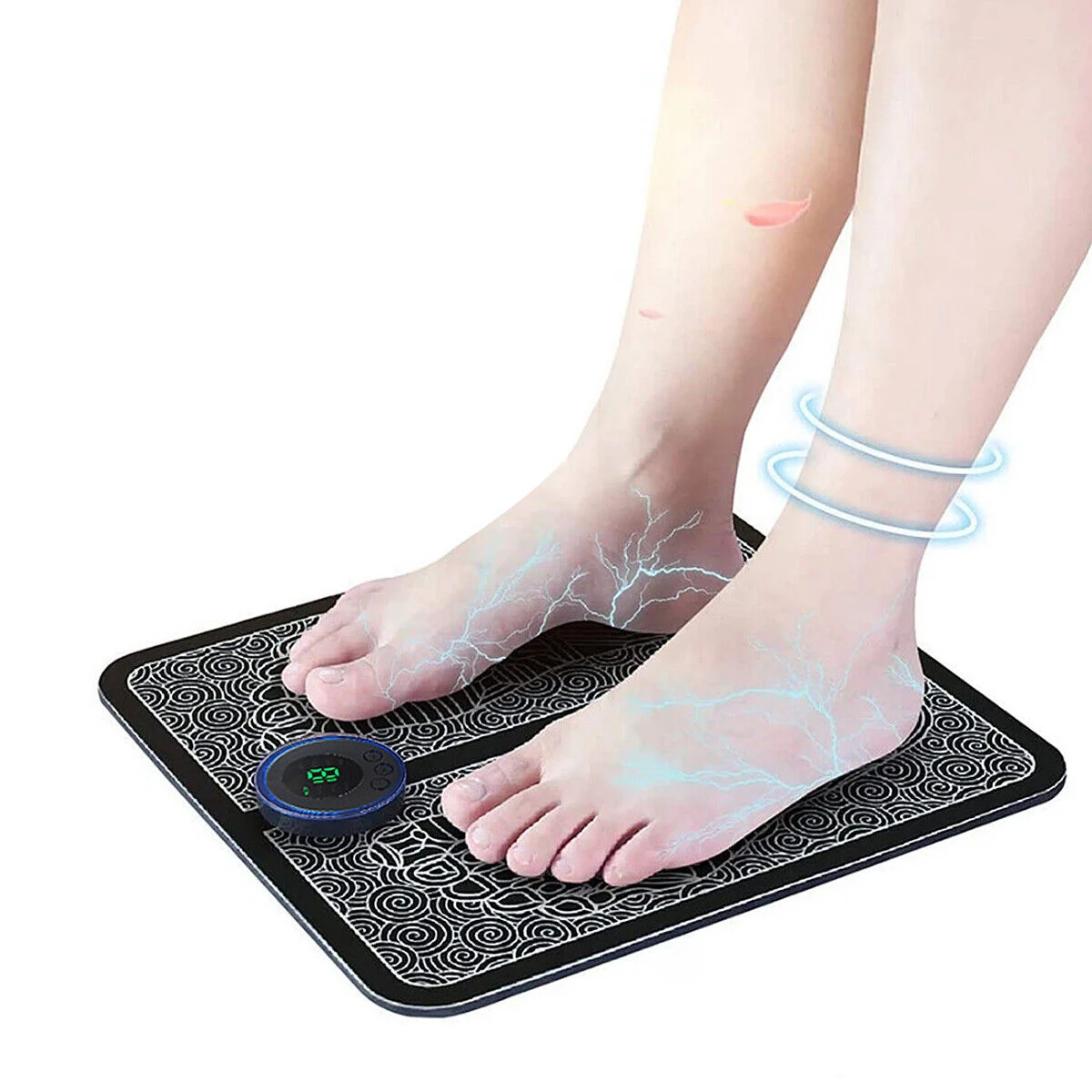 Factory Wholesale Charging Portable Foot Massage Mat Micro Current Foot Therapy Machine EMS Foot Massager