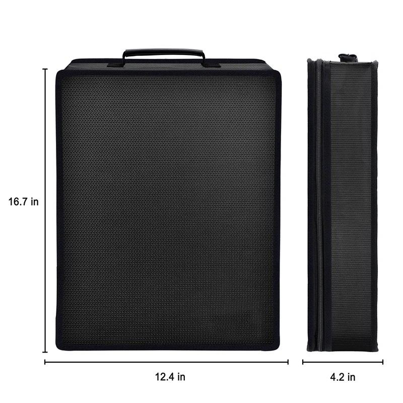 2022 Fire Waterf Resistant Document Bag Professional Business Handbag Document File Briefcase