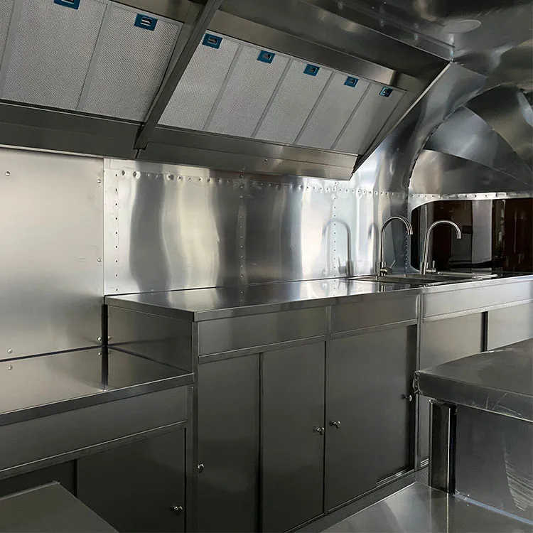 Food Catering Food Trailers Fully Equipped Taco Truck Mobile Kitchen Pizza Coffee Cart BBQ Trailers Cheap Mobile Food Truck