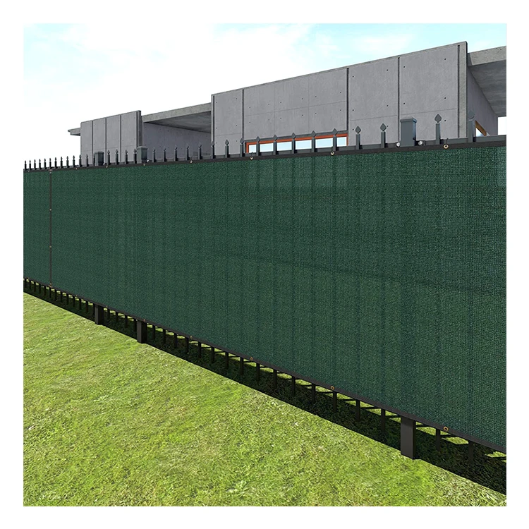 green hdpe fence privacy screen /garden sunshade screen/balcony side screen