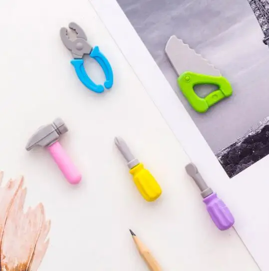 Creative hammer pliers screwdriver repair tool series Eraser Set student stationery Eraser Set