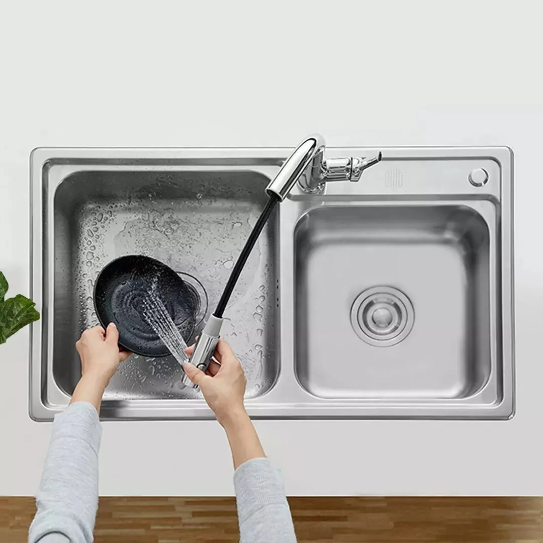 Dabai Multifunction 360 Degree Rotation Bathroom Basin Sink Kitchen Pull Out Faucets