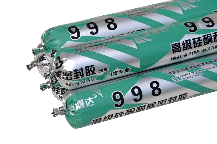 
high performance 998 Neutral curing Silicone Sealant for glass and aluminum structural glazing 