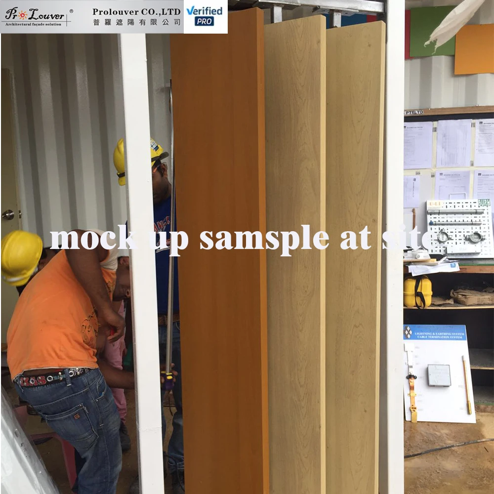 vertically sun louver for curtain wall sunscreen