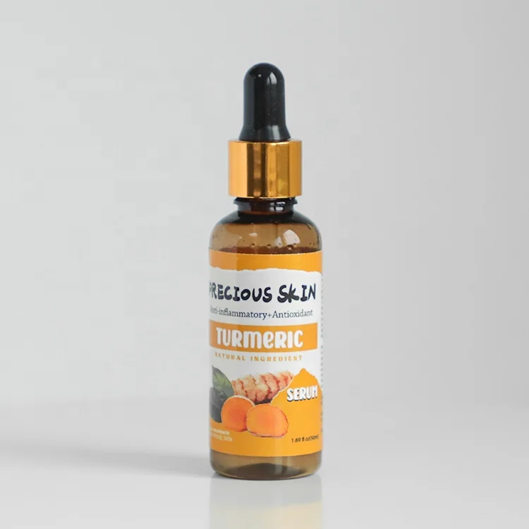 Nature Organic Female Face Serum Pore Cleansing Fading Acne Spots For Face Anti Aging Turmeric Skin Care Serum