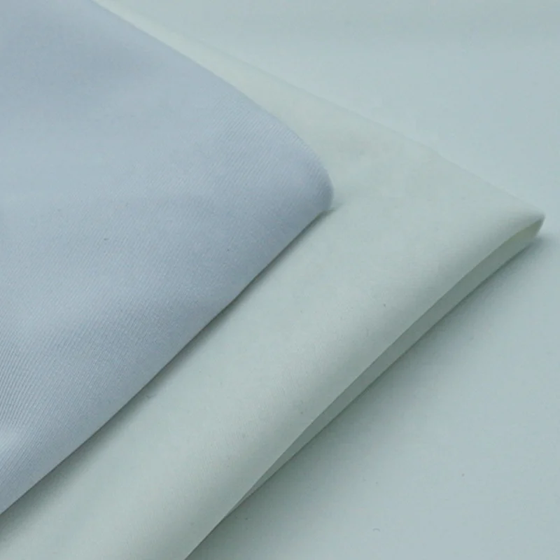 Nylon swimming Fabric in stock 40d nylon semi smooth 4 way high elastic waterproof swimming cloth knitted fabric