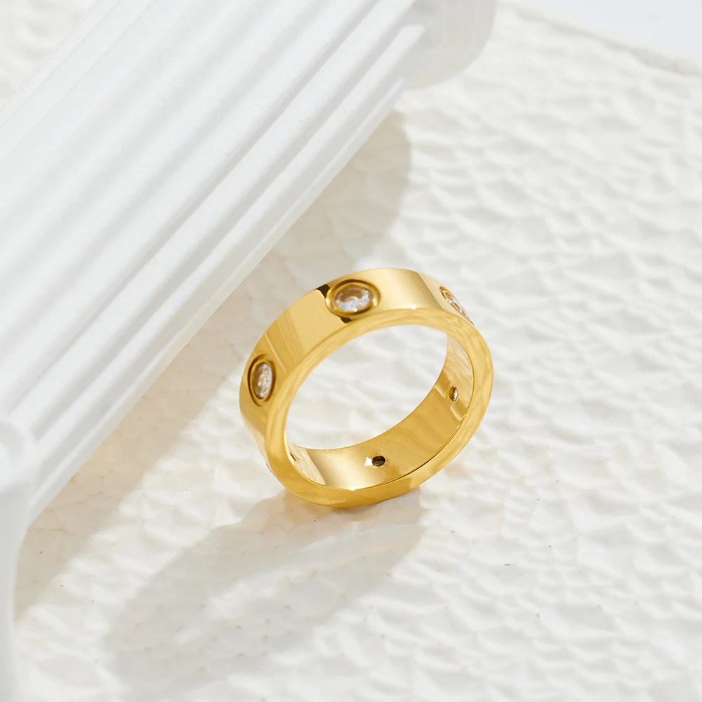 XIXI Bague Acier Inoxydable Nouveau Bijuterias Bridal Super September Bisuteria Western Sieraden Custom Fashion Jewelry Rings