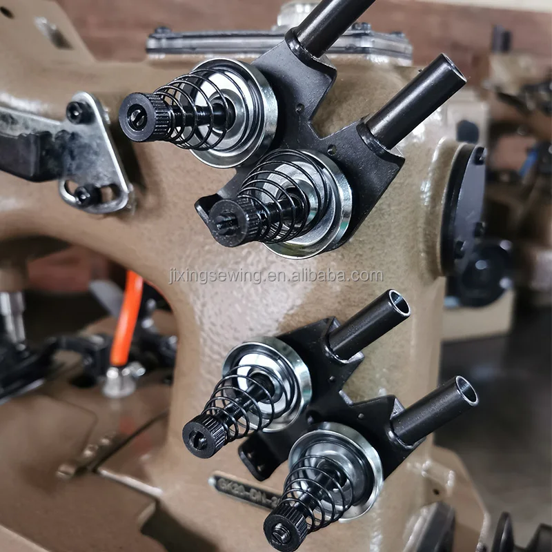 Низкая цена GK20-DN-2S техника Double Needle промышленная Двойная игла для изготовления мешков шов снизу швейная машина