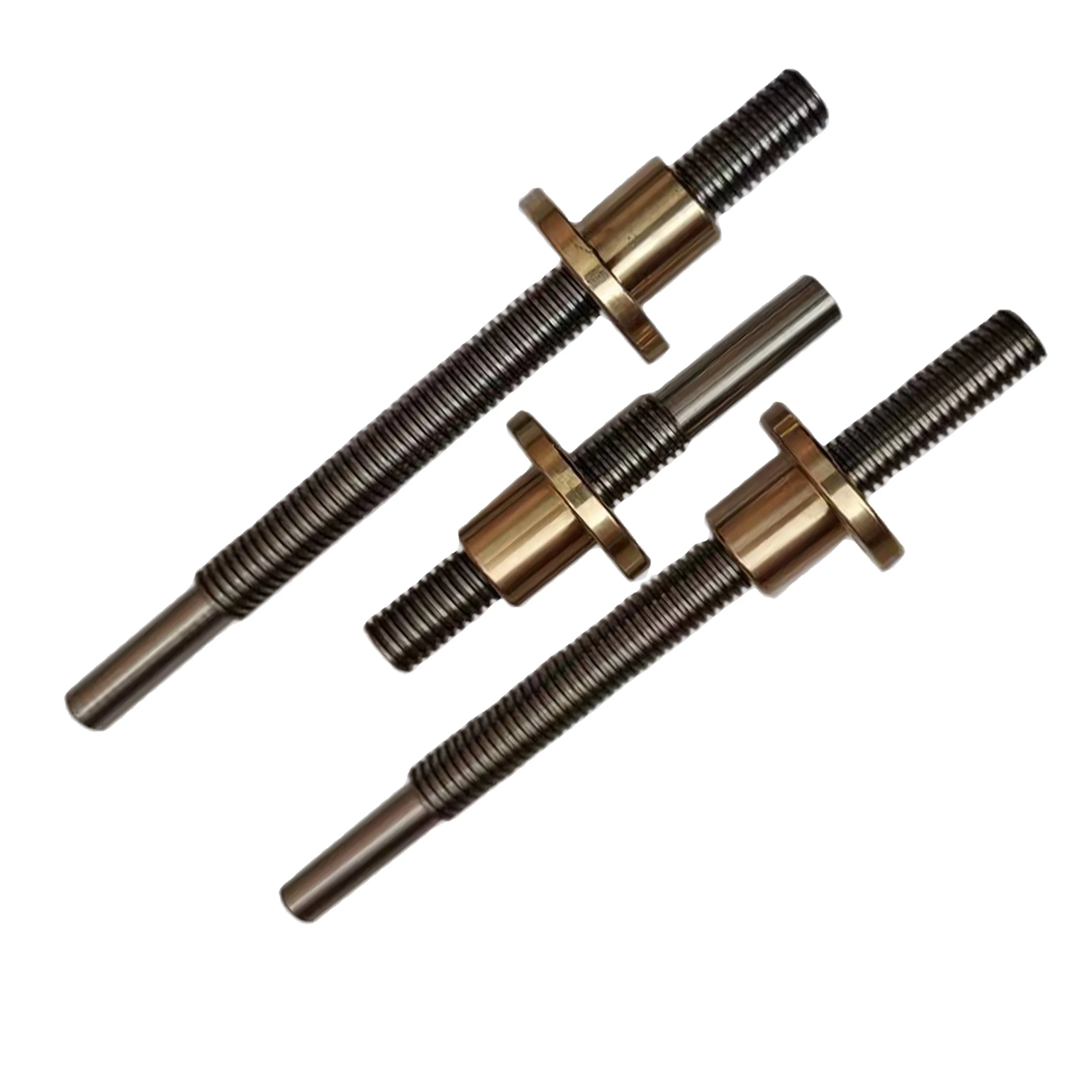 Factory competitive Tr12 12mm Diameter Right Hand Thread Trapezoidal Lead Screw 500mm With Brass Nut