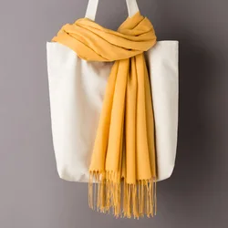 Women Solid Color Winter Scarf Knitted New Soft Warm Lady Girls Wraps Long Thick Scarf