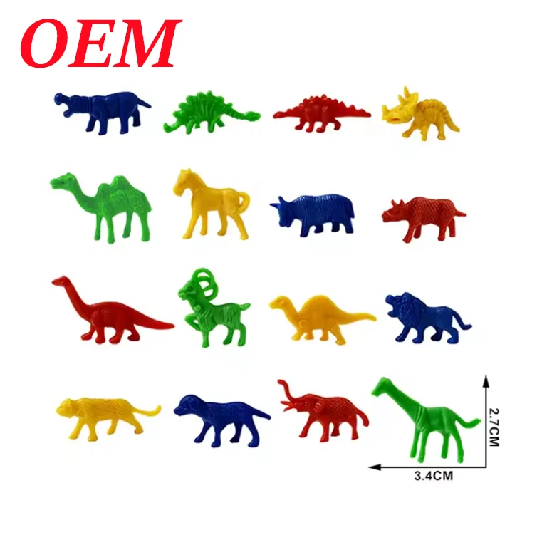 Custom Cartoon Mini Dinosaur Small Animals Toys for 45mm Capsule