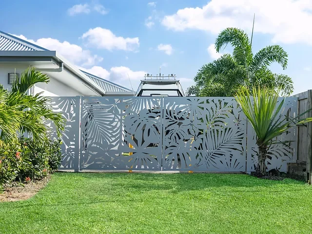 Folding aluminum single exterior price villa entrance house main gate door designs electric high quality wrought iron gate