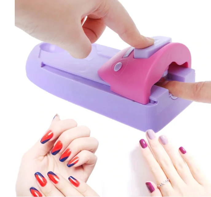 New style Manicure Machine Stamp Set Pattern Plates Scraper Free Gift 6pcs Metal DIY Press on Nails Nail Art Printer Printing Pl