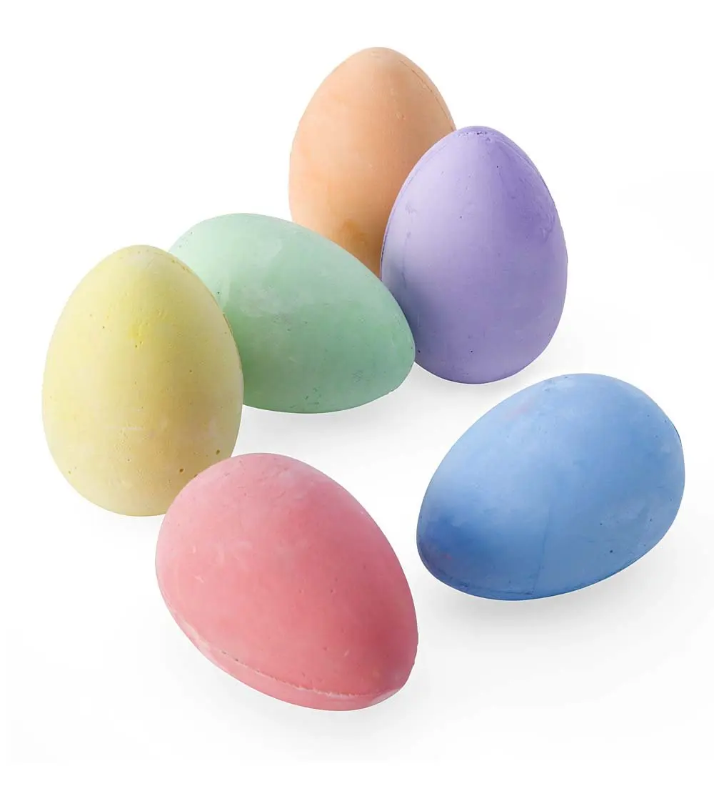 Dustless school jumbo  outdoor games play black board washable dust-free eggs sidewalk chalk