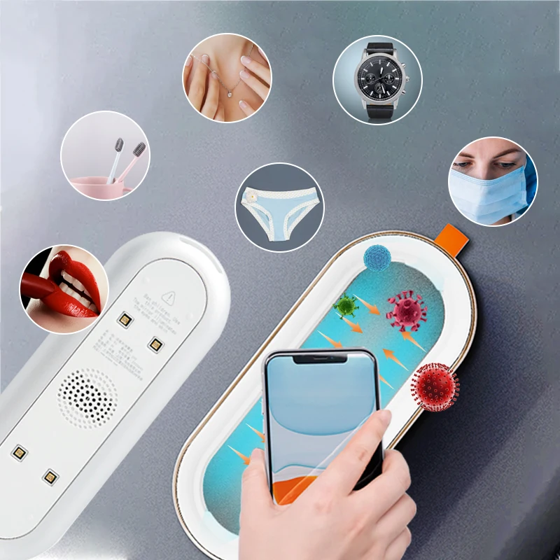 
Home Sterilizer Box Ultraviolet And Ozone Sterilization Box USB Charge Sterilizer Sanitizer For Home Office Travel 