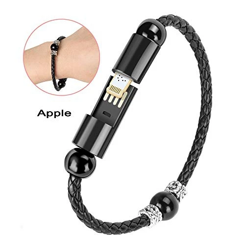 New Creative Couple Fast Charge Wrist Bracelet Data Cables Micro Usb Type C Charger Data Cable Mobile Phone Bracelet Charging