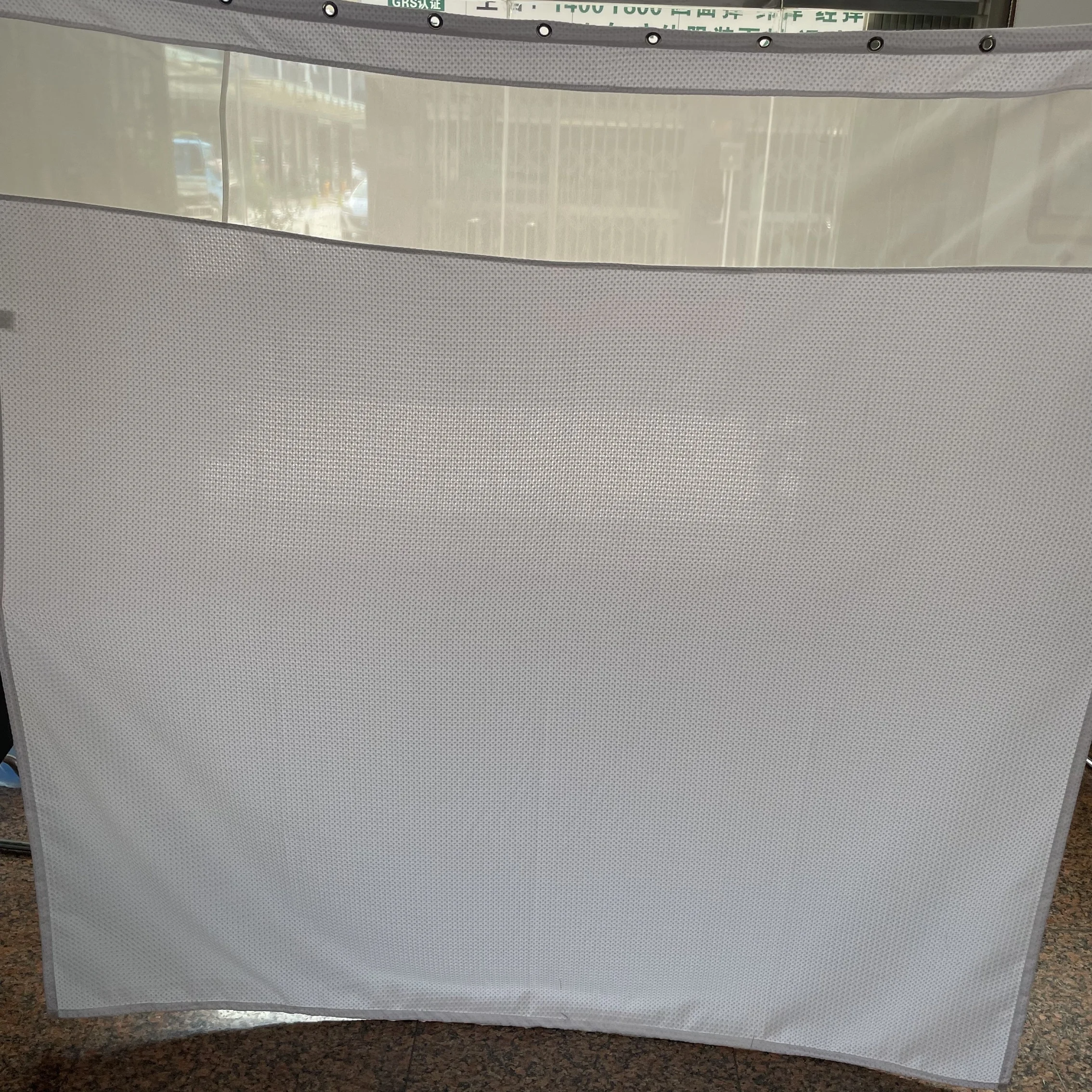 100% Polyester waffle shower curtain different pattern and different weight for sales