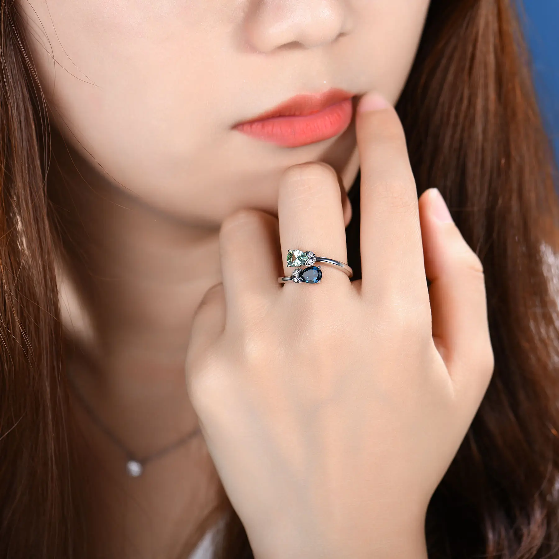 Luxury Nano Emerald Engagement Jewelry Rings for Women Genuine 925 Sterling Silver Oval Gemstone Wedding Ring senior Jewelry