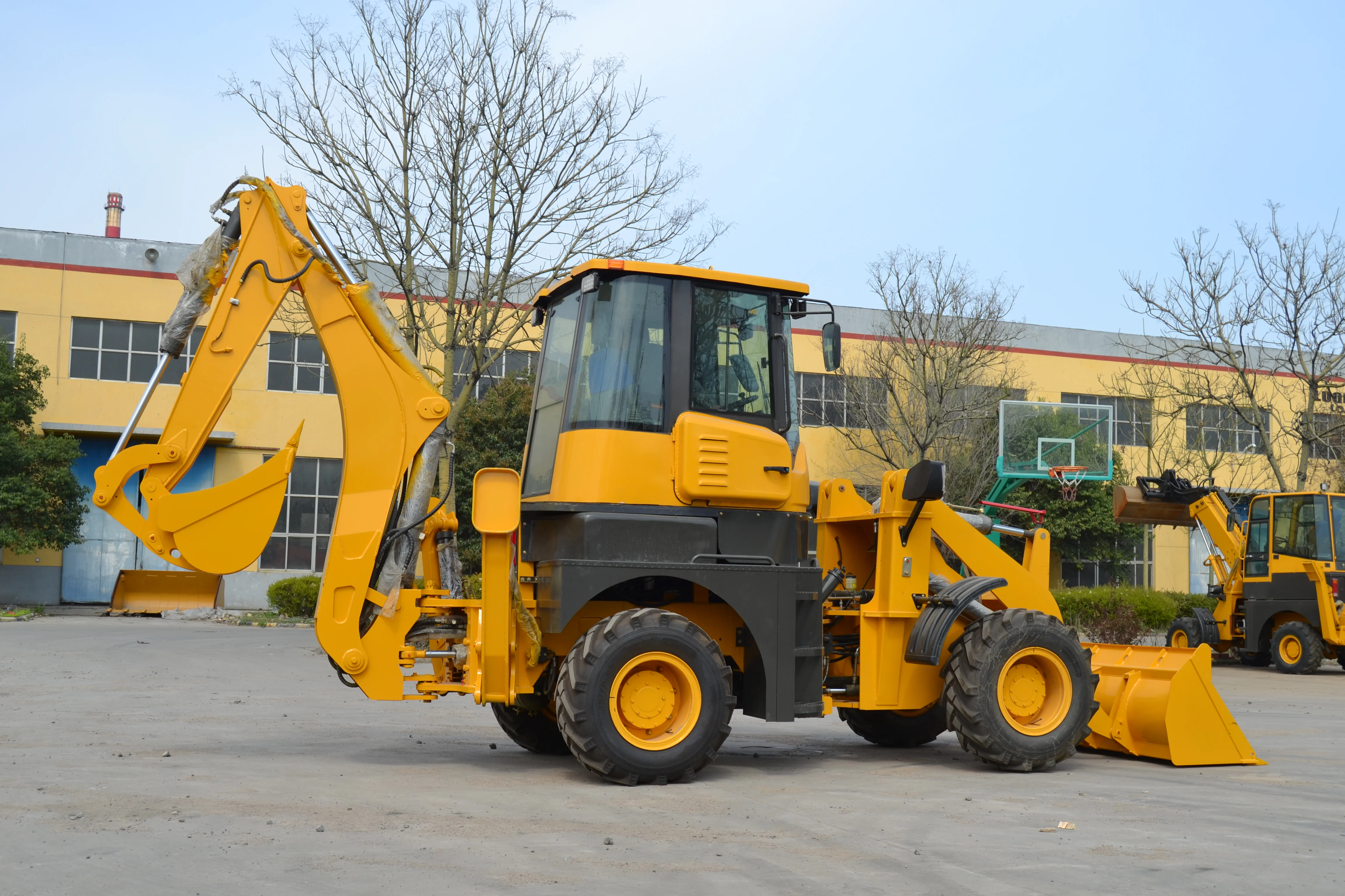 Cheap backhoe loader compact tractor with loader and backhoe wz25-18 tractor backhoe loader