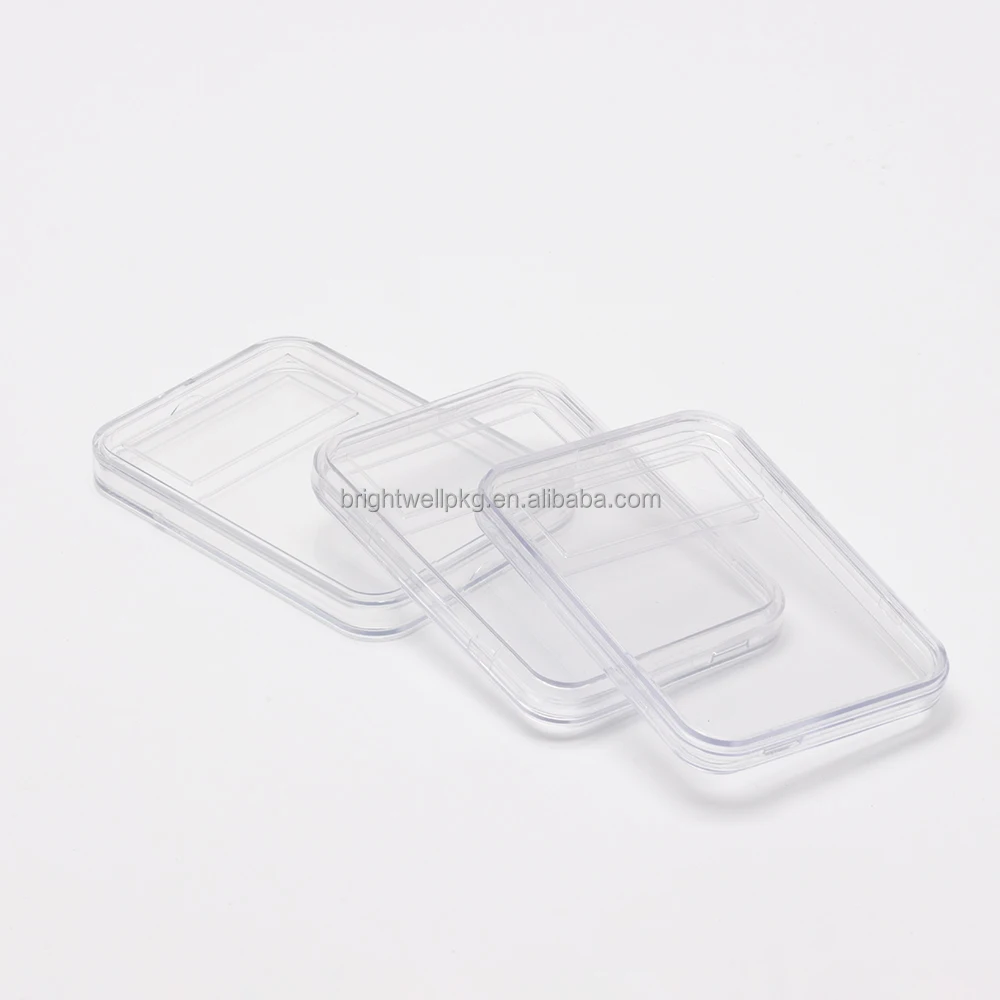Graded Coin Slab Storage Clear  Plastic Coin Collecting Display Box Holder Slab Ultrasonic Case