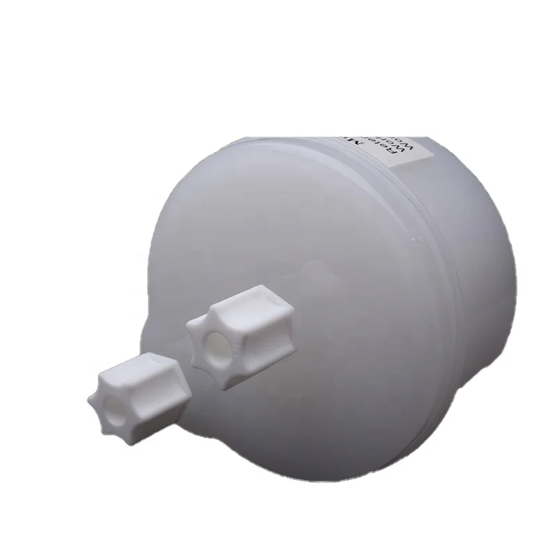 High quality 2.5' 0.65 um PP filter media capsule filter designed with built-in bleed valves for simple air and liquid