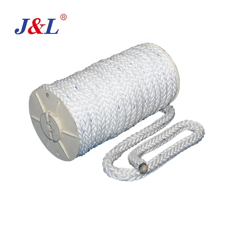 JULI 8 strand marine rope 2.5 inch pp marine rope 64mm mooring rope polypropylene