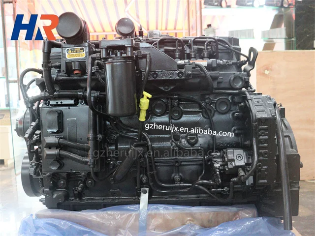 Construction Machinery Parts QSB6.7 QSB 6.7L 6 Cylinder Complete Diesel Engine Assembly