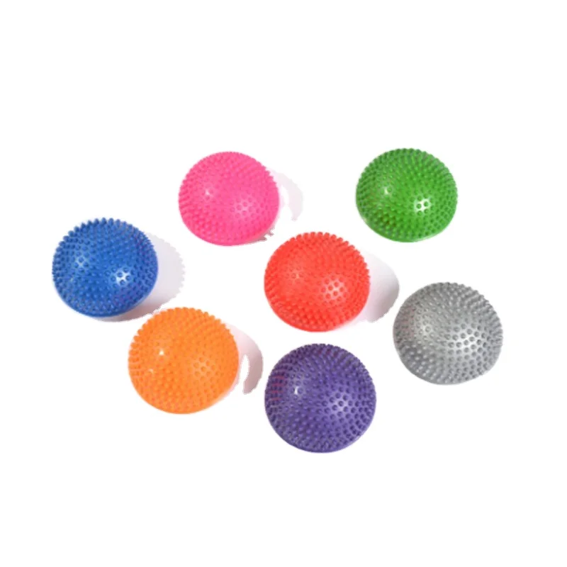 Fitness Hand Foot Massage ball Exercise Tired Release Yoga Half-Ball Soles Hedgehog Sensory Training Grip Physiotherapy balls
