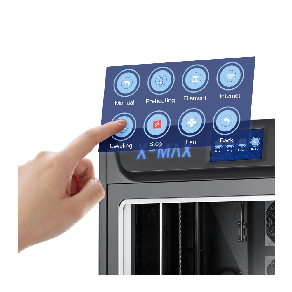 QIDI TECH Large Size 3D Printer New Model:X-max,High Precision Printing with ABS,PLA,TPU,Flexible Filament,300x250x300mm