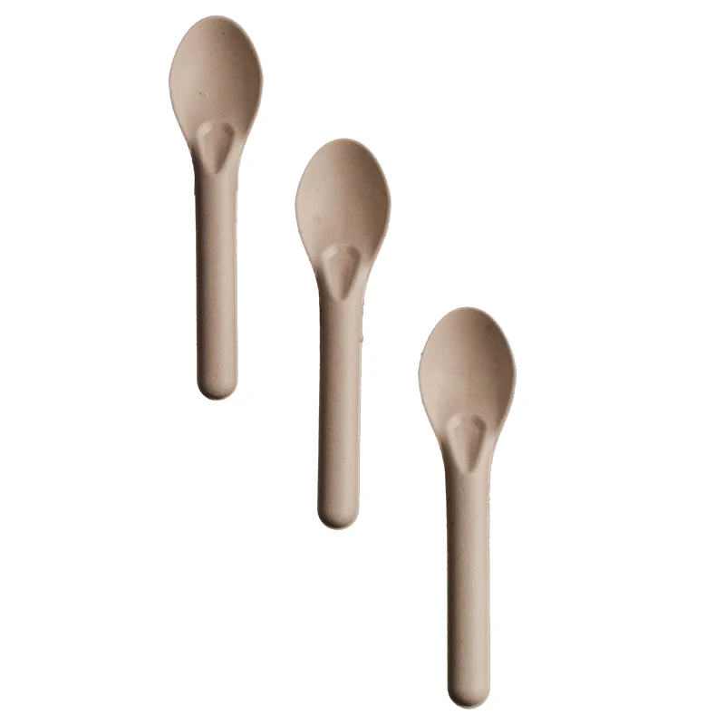 Wholesale Compostable Biodegradable Disposable Bagasse Sugarcane Pulp Cutlery Knife Fork Spoon Suppliers