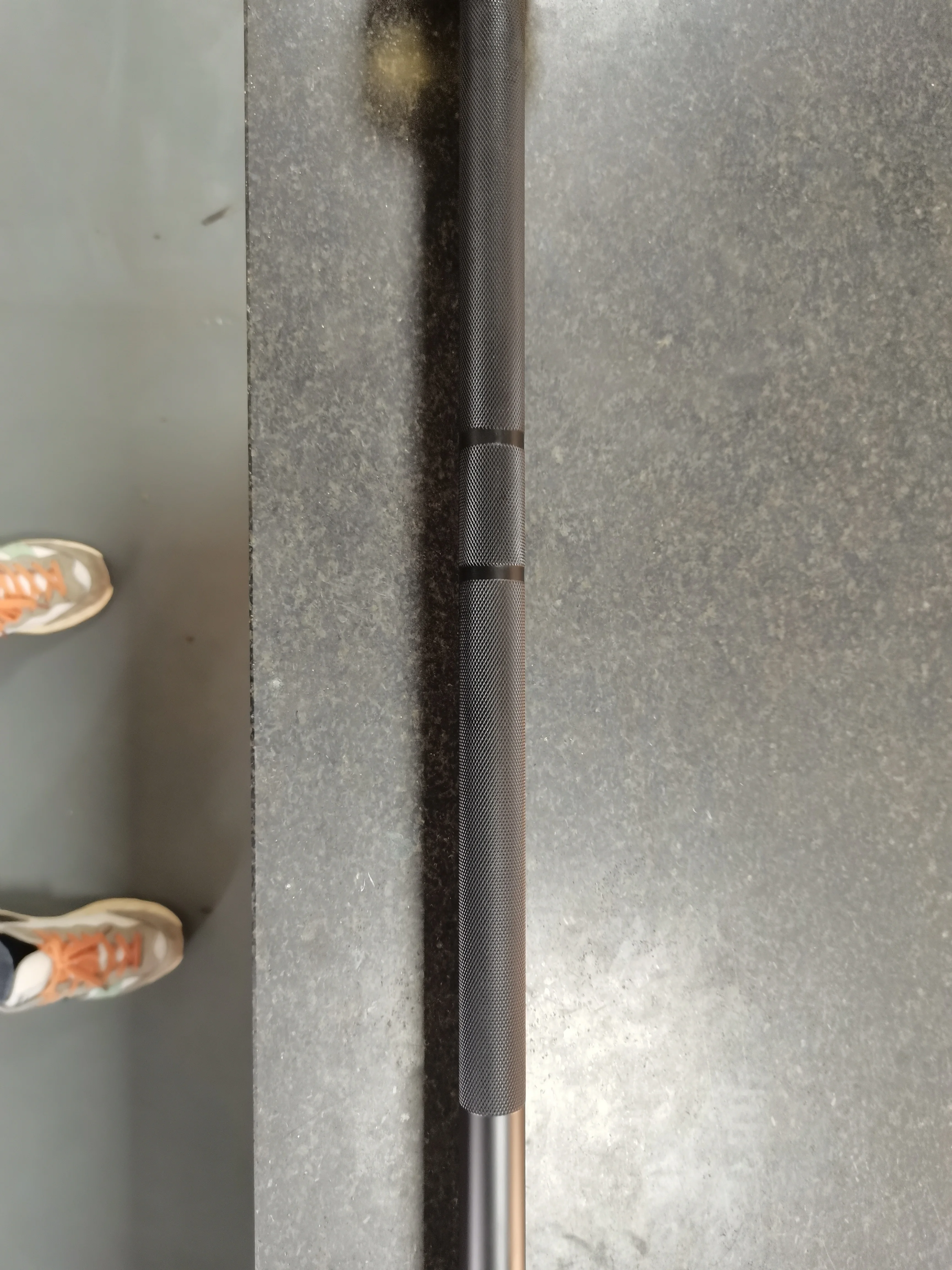 Гильза с титановым золотым покрытием профессиональная штанга для тяжелой атлетики 2000lb 8