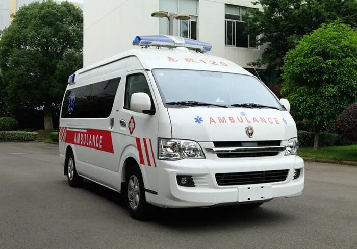 Jinbei brand new small siren ambulance truck for sale